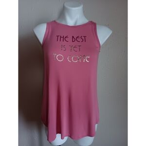 Old Navy Pink Inspirational Tank Top
